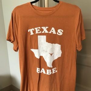 Show Me Your MuMu Burnt Orange Texas Babe/UT Tee